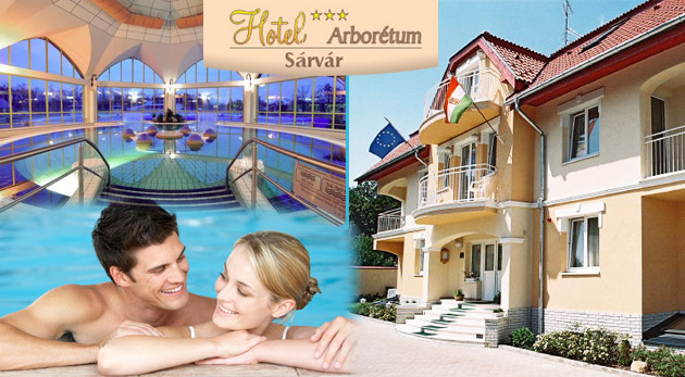 Zrelaxujte sa v maďarských Spa kúpeľoch Sarvár počas pobytu v Hoteli Arborétum***