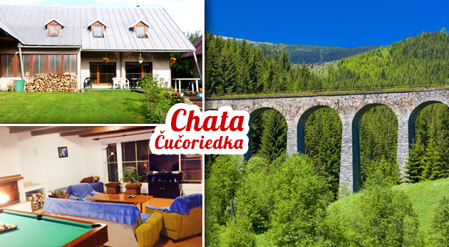 Chata Čučoriedka - svojrázna atmosféra pod Kráľovou hoľou. Relaxačný 3 alebo 4-dňový wellness pobyt v tichom prostredí Nízkych Tatier.