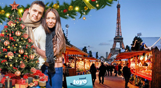 Romantika v Paríži znásobená nádhernou atmosférou blížiacich sa Vianoc