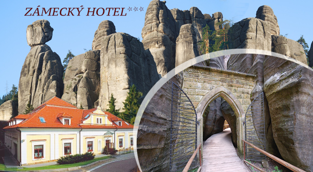 Pobyt s polpenziou pre pár v Zámeckom hoteli*** v krásnom českom meste Náchod