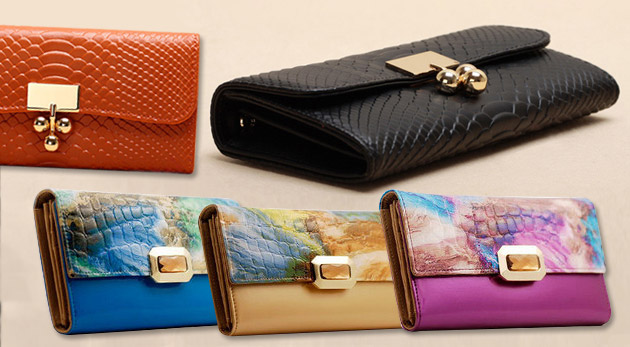 Peňaženka so vzorom - fialová za 25,90€ vrátane poštovného a balného v rámci SR