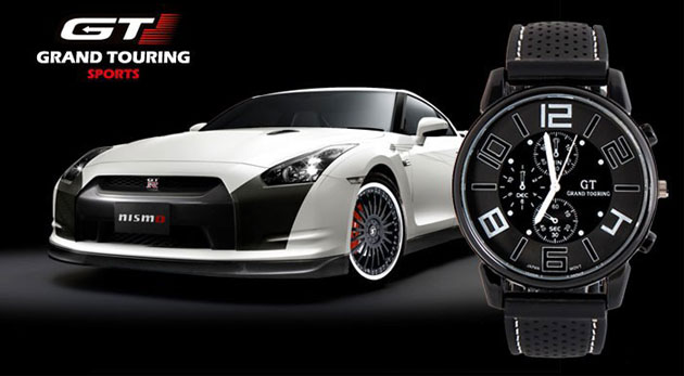 Pánske hodinky značky GT Grand Touring, farba biela za 7,90€ vrátane poštovného a balného v rámci SR