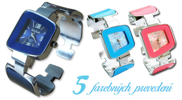 Atraktívne hodinky pre dámy v elegantnom dizajne Asym v piatich farbách. Šarm a štýl na vašom zápästí!
