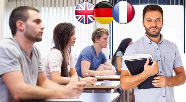 4-týždňový kurz nemčiny pre úroveň A2 v rozsahu 2x 60 minút/týždeň v skupine 3 až 6 študentov za 24 €