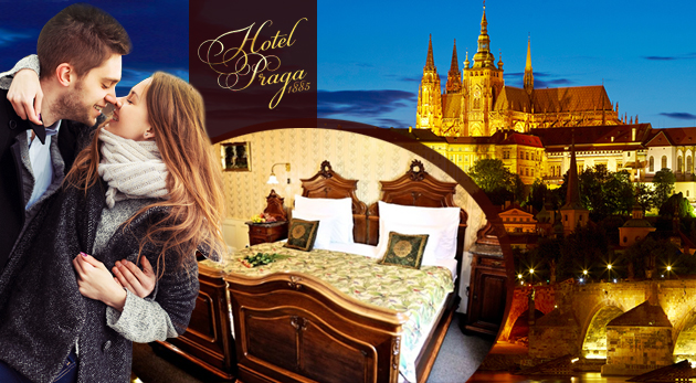 Luxusný pobyt v centre Prahy v historickom Hoteli PRAGA 1885**** s raňajkami