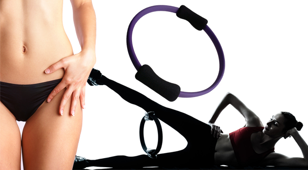 Posilňovací kruh Pilates pre posilnenie dolných a horných končatín aj prsných svalov
