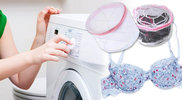 Ochranný košík na pranie podprseniek a jemného prádla v práčkach