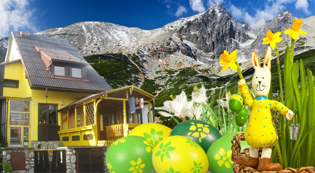 Strávte veľkonočné sviatky pod Tatrami vo dvojici v Penzióne Skitour**+