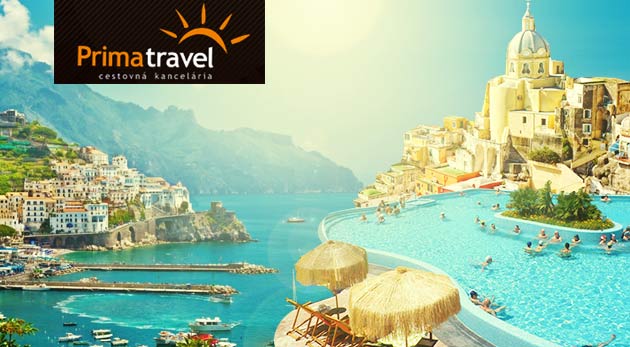 5-dňový zájazd na termálny ostrov Ischia, pobrežie Amalfi a ostrov Procida pre 1 osobu za 199 € (autobusová doprava, 2 x hotelové ubytovanie, 2 x raňajky, služby sprievodcu, povinné zákonné poistenie zájazdu, prehliadky miest podľa programu bez vstupov)
