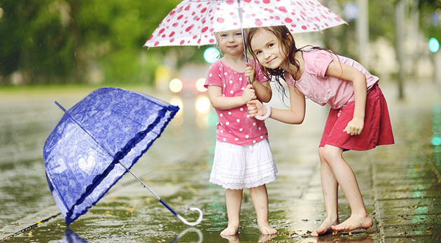 Dievčenský vystreľovací dáždnik s krajkou za 8,80 € - farba tyrkys