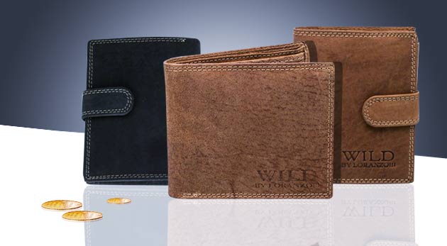 Pánska peňaženka zn. Wild, svetlohnedá, s prackou, na šírku za 13,99€ vrátane poštovného a balného
