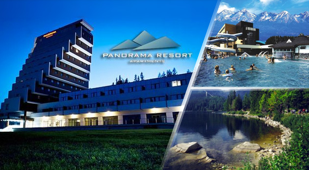 Kráľovský oddych na Štrbskom Plese v hotelovo-apartmánovom rezorte Panorama s výhľadom na Tatry