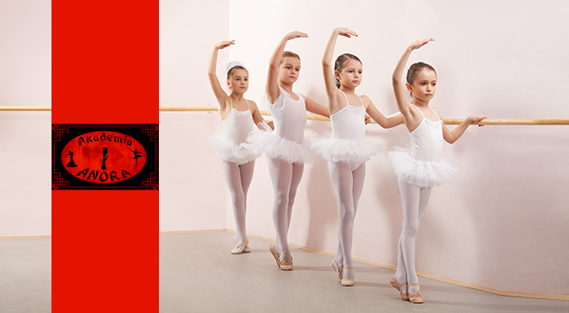 Hodina baletu pre deti od 3 rokov v trvaní 60 minút za 2,85€ pre 1 dieťa