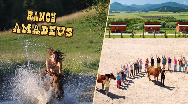 Ranch Amadeus - úžasné 3 dni v zrubových chatkách v objatí malebnej prírody Malej a Veľkej Fatry