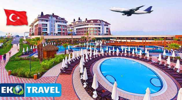 Úžasný 8-dňový letecký zájazd do Turecka s ubytovaním v luxusnom 5* hoteli Sherwood Dreams Resort