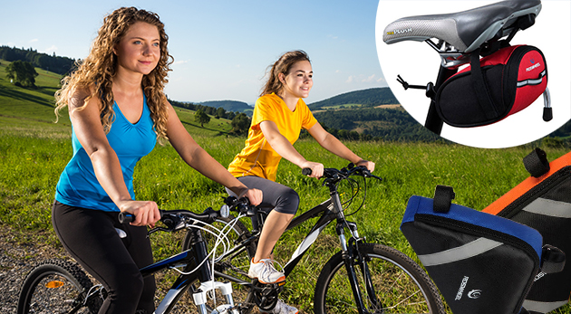 Tašky na bicykel s jednoduchým uchytením pre vašu pohodlnú jazdu