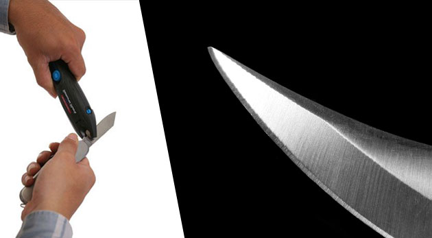 Univerzálna brúska Samurai Shark na brúsenie nožov, nožníc alebo akéhokoľvek náradia na rezanie