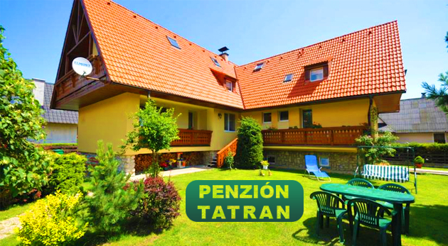 Penzión Tatran v Starej Lesnej s krásnym výhľadom na Vysoké Tatry na 3 alebo 4 dni