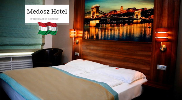 Hotel Medosz*** - úžasné letné 3 dni v srdci Budapešti pre 2 osoby s raňajkami a plavbou po Dunaji