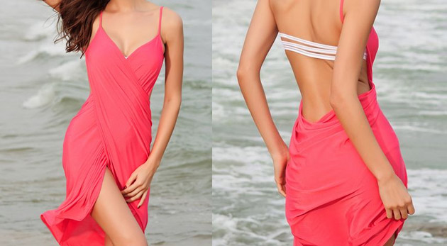 Plážové šaty - farba ružová za 6,50 €
