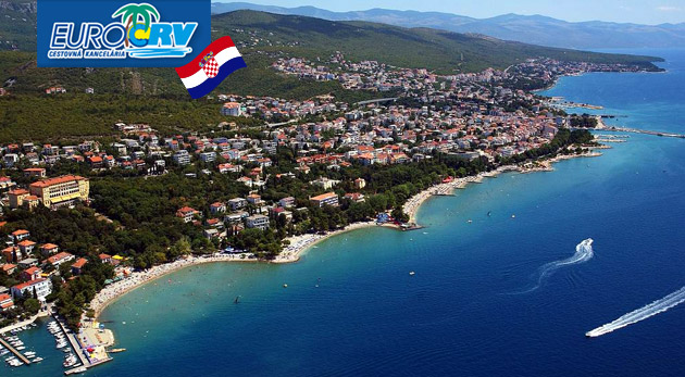 Letná dovolenka v chorvátskej Crikvenici vo Vile Skoko** na 8 dní s polpenziou