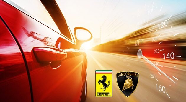 32 km/30 min. jazda ako vodič na Ferrari F458 Italia alebo Lamborghini Huracán LP 610-4 za 69 €
