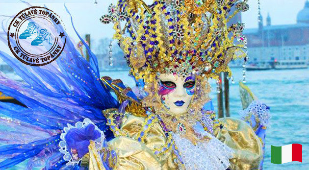 Zájazd na benátsky karneval 2016 za 55 € - doprava luxusným klimatizovaným autobusom, prehliadka mesta Benátky so sprievodcom, batožina do 25 kg/osoba a zákonné poistenie CK
