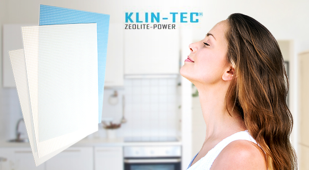 Prírodný pohlcovač pachov KLIN-TEC so zeolitom do domácnosti, chladničky a umývačky riadu