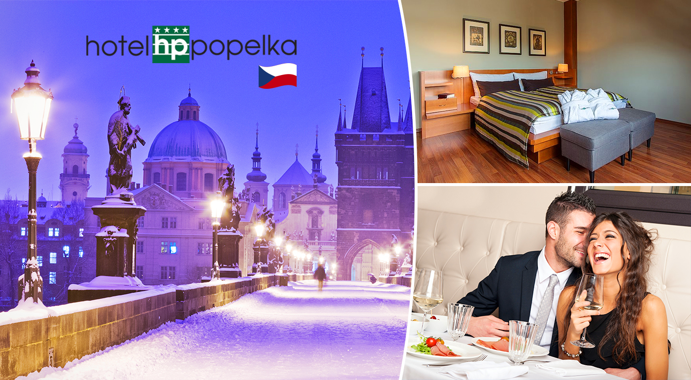 Praha ako na dlani a pobyt v luxusnom Hoteli Popelka**** s raňajkami, welcome drinkom a večerou