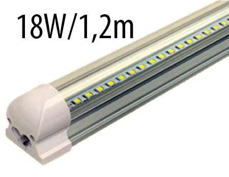 T8 LED trubica 18 W, dĺžka 1,2 m, farba prírodná biela