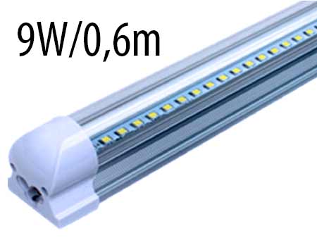 T8 LED trubica 9 W, dĺžka 0,6 m, farba studená biela