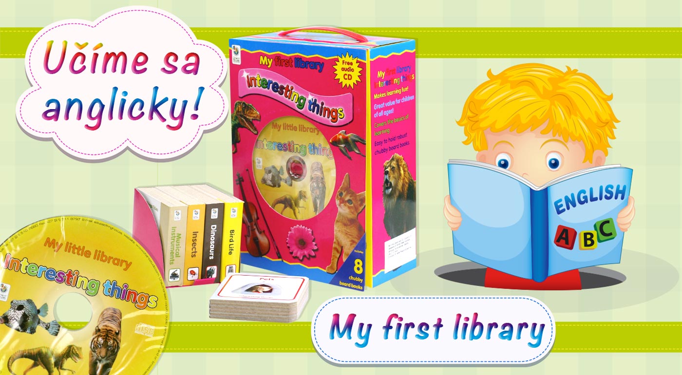 English is easy s balíkmi detských knižiek na výučbu angličtiny