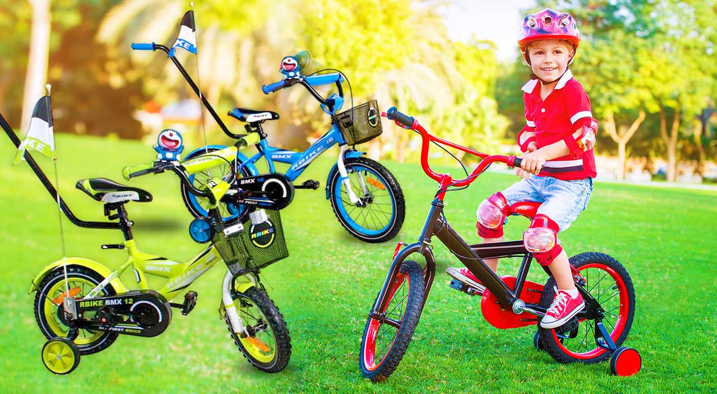 Kvalitný detský bicykel s kompletnou výbavou