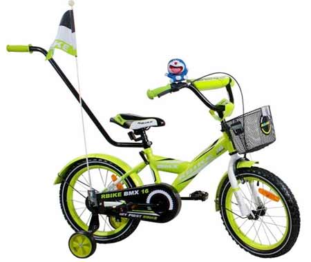 Arti detský bicykel veľkosť: "16" - zelený