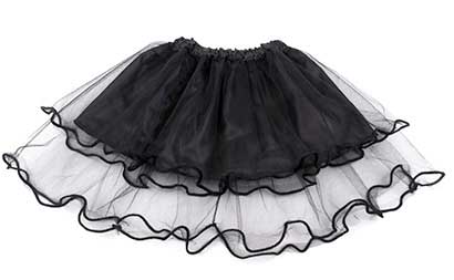 Dievčenská suknička - farba čierna