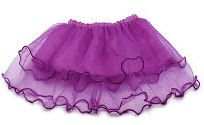 Dievčenská suknička - farba tmavofialová
