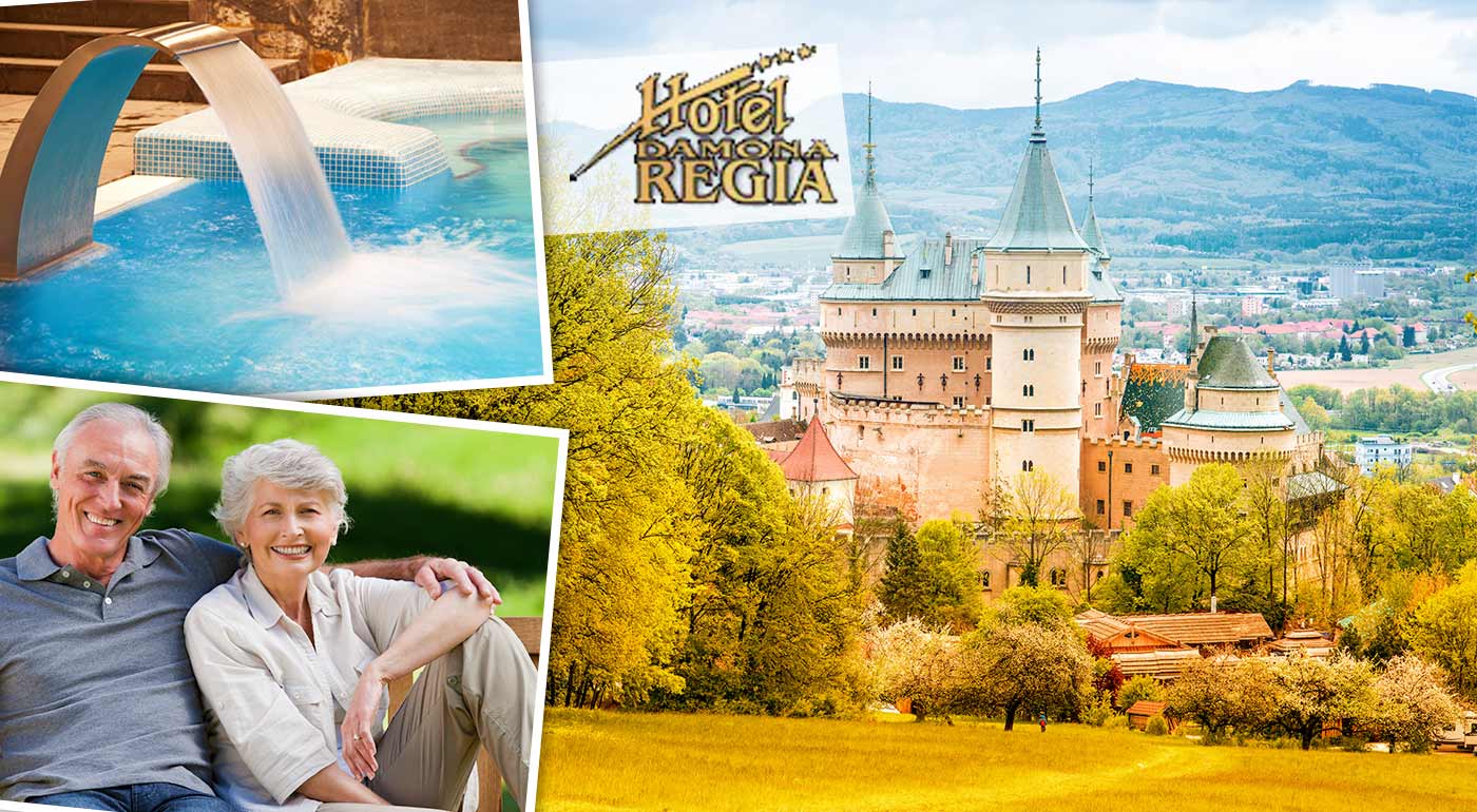 Senior pobyt so skvelým wellness a polpenziou v Hoteli Regia *** v nádherných Bojniciach