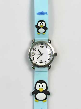 Detské ručičkové hodinky s motívom tučniakov