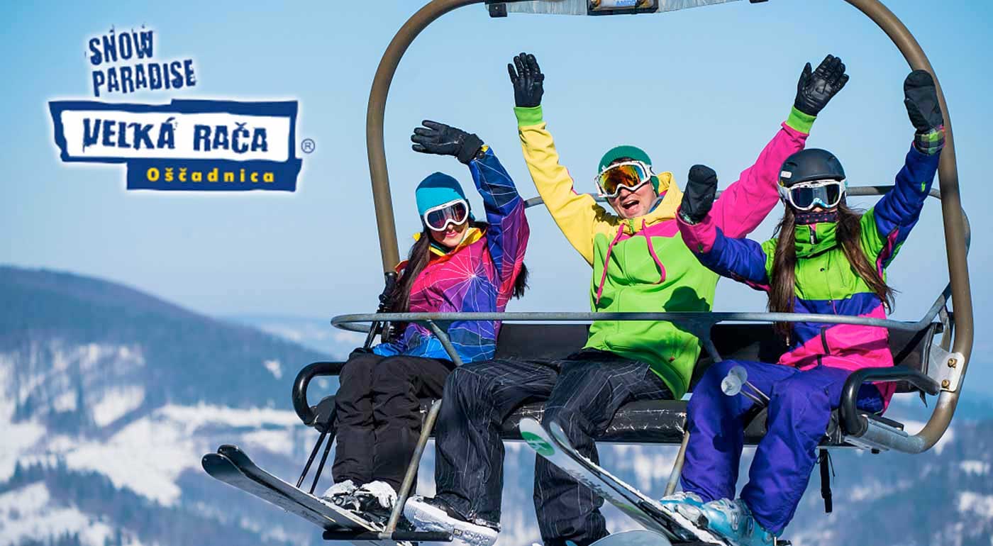 Nezabudnuteľná zima v lyžiarskom stredisku Snowparadise Veľká Rača Oščadnica - VIP sezónky, denný alebo 3-dňový skipas či jazda ratrakom za super ceny