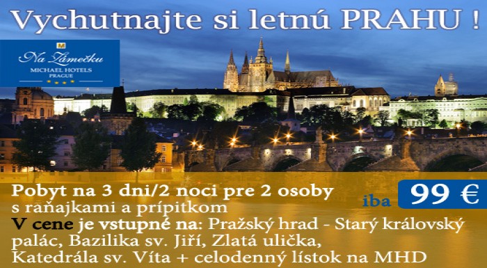 Vychutnajte si leto v Prahe