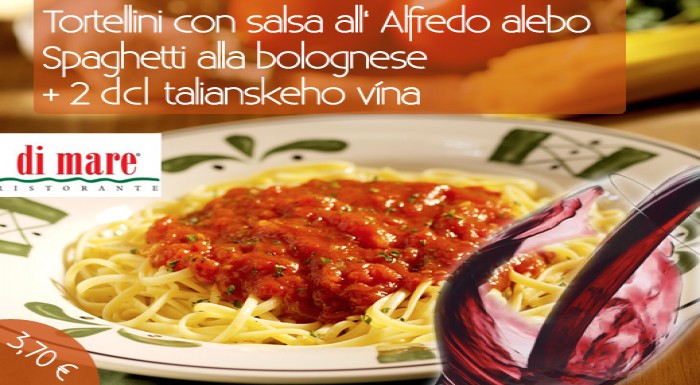 Ochutnajte talianske cestoviny Tortellini con sals
