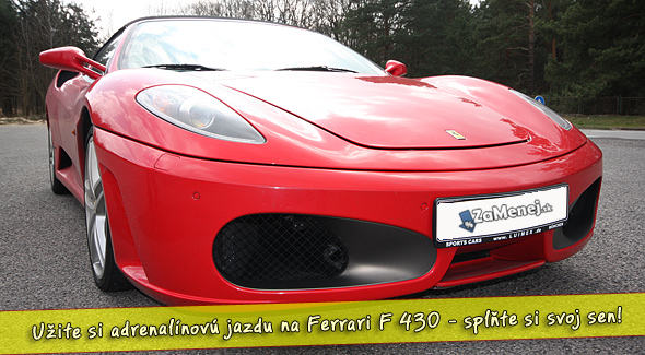 Jazda na Ferrari F 430. Rýchlosť, luxus, adrenalín!